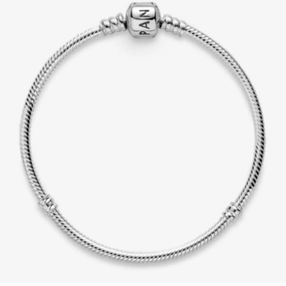 Pandora Sterling Silver Snake Chain Bracelet 7.5